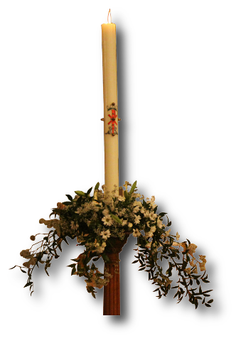 The Paschal candle